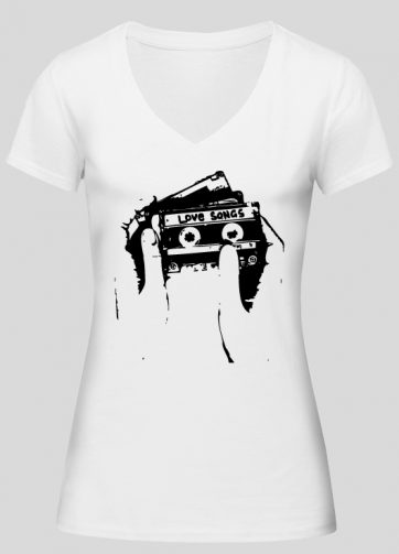 T-Shirt Donna Vintage Love Songs
